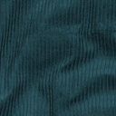 📏 Velours côtelé 100% coton Oeko-Tex uni | Pétrole