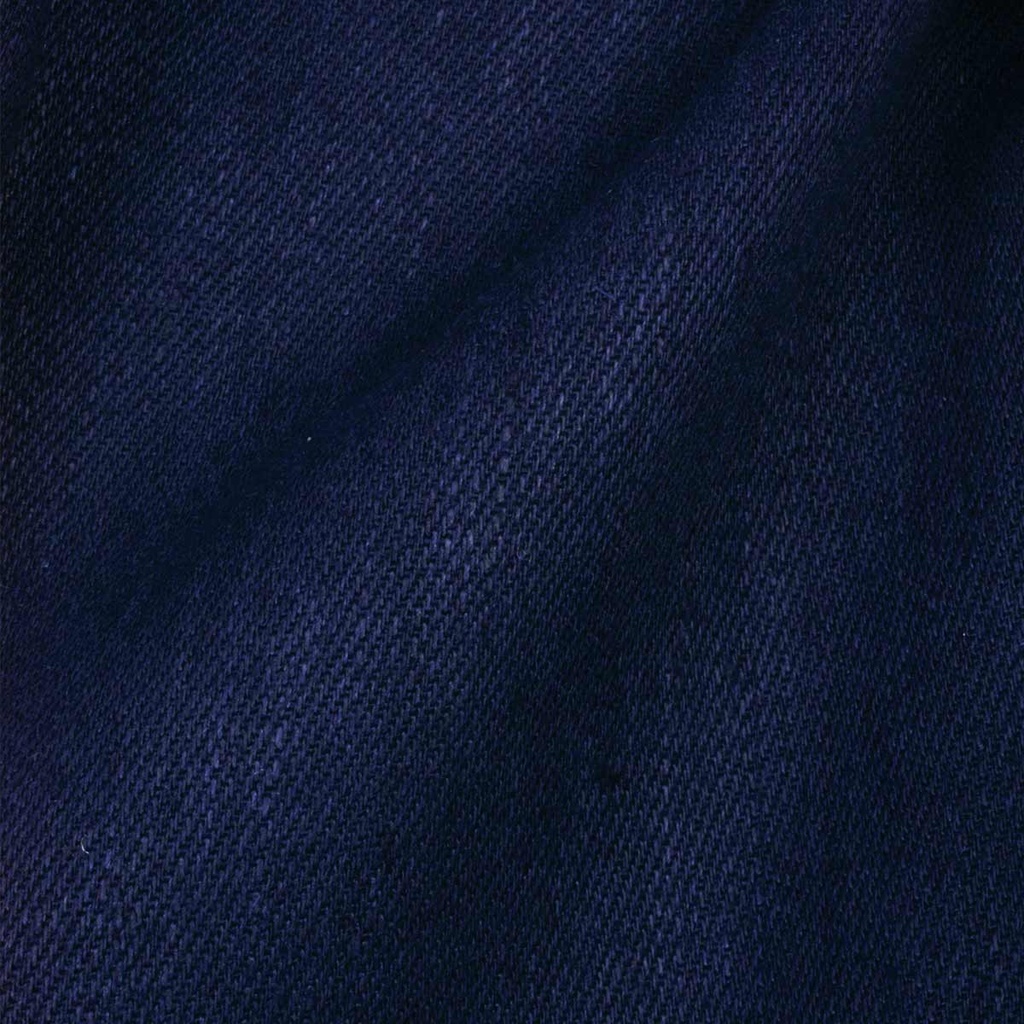 [ELT/206.HABIO.00/U-F5.H024/202604] 📏 Denim 100% chanvre uni | Bleu indigo