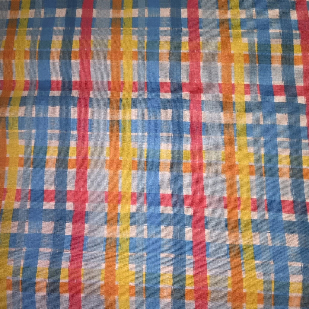 [CTB/2.211.COBIO.01/M-D1.0037/202605] 📏Percale 100% coton bio GOTS By MLA 2.3 | "Gingham"