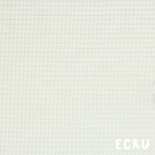 📏Éponge nid d'abeille standard Oeko-Tex uni| Écru