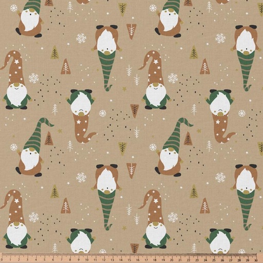 [DMT-94837 SKIN / FAUVE] Coton Oeko-Tex & Reach | Forrest friends (blanc) (copie)