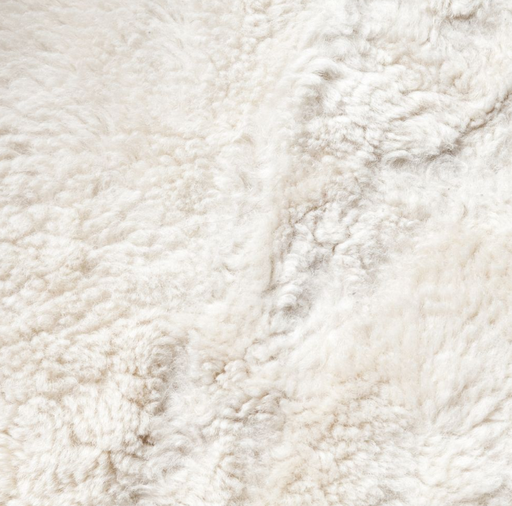 [EUT-ZIBU.PEAU-DAGNEAU] "Peau d'agneau" de coton bio GOTS & Oeko-Tex | Uni Naturel