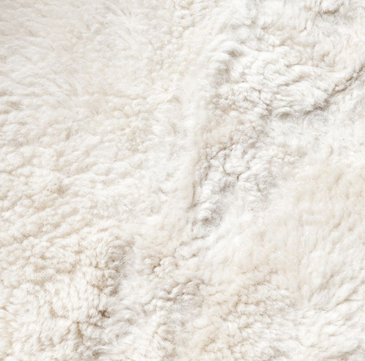 "Peau d'agneau" de coton bio GOTS & Oeko-Tex | Uni Naturel