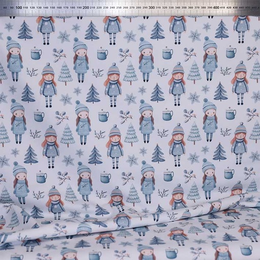 [[EXCLU-CTB 20231117]-ft-L'hiver au chaud (Blanc)] French Terry bio GOTS & Oeko-Tex By MLA 2.3 | L'hiver au chaud