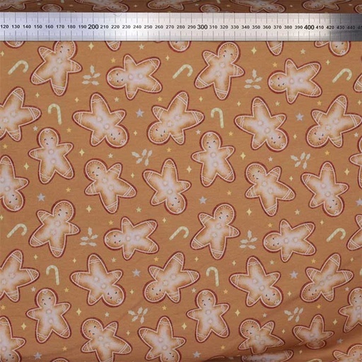 [[EXCLU-CTB 20231117]-ft-P'tit Biscuit (Caramel)] French Terry bio GOTS & Oeko-Tex By MLA 2.3 | P'tit Biscuit