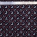 French Terry bio GOTS & Oeko-Tex By MLA 2.3 | Pull moche "Lapins et flocons"