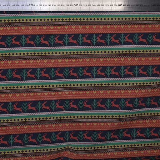 French Terry bio GOTS & Oeko-Tex By MLA 2.3 | Pull moche "Tradition scandinave" (Rouge)