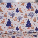 French Terry bio GOTS & Oeko-Tex By MLA 2.3 | Un renard en hiver