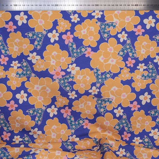 Percale bio GOTS & Oeko-Tex By MLA 2.3 | Clits ! (Bleu)