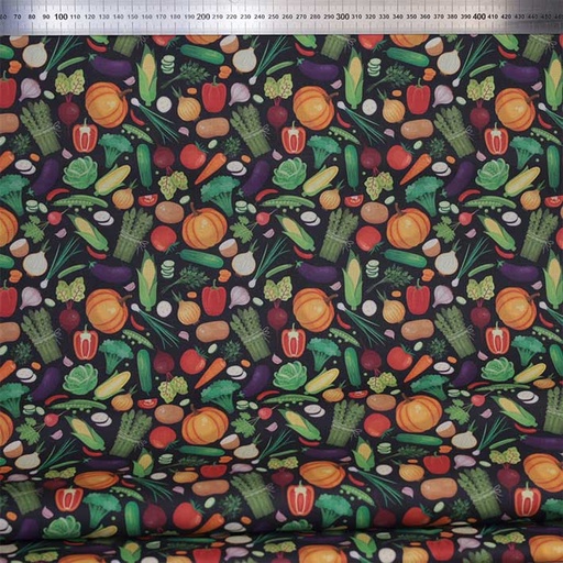 Percale bio GOTS & Oeko-Tex By MLA 2.3 | La soupe de légumes