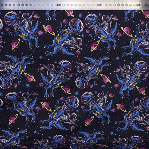 Jersey bio GOTS & Oeko-Tex By MLA 2.3 | Dino de l'espace