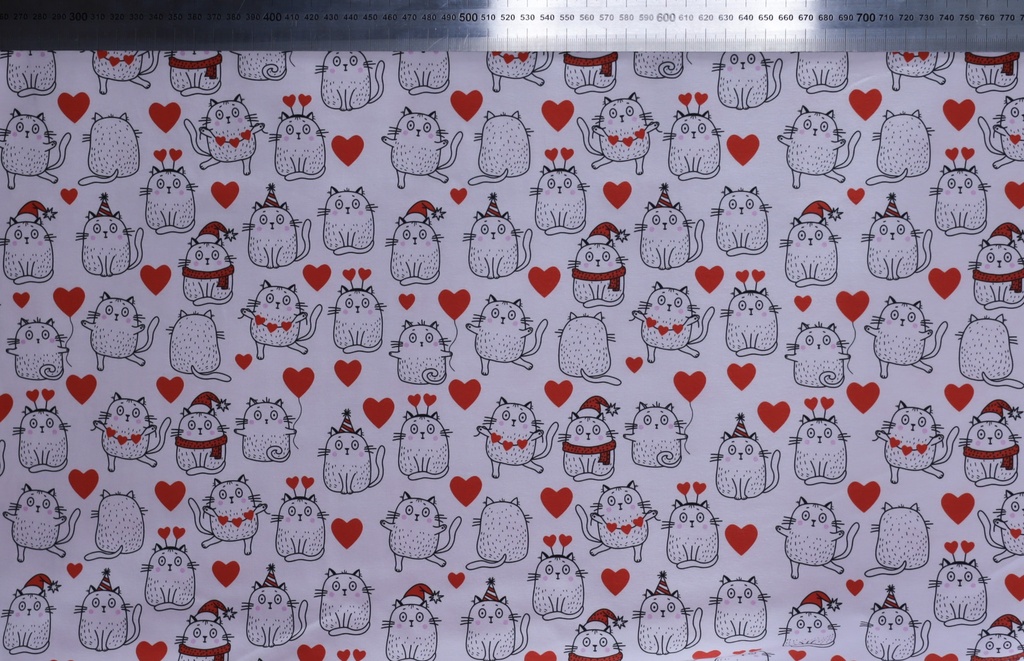 Jersey bio GOTS & Oeko-Tex By MLA 2.3 | Un amour de chat