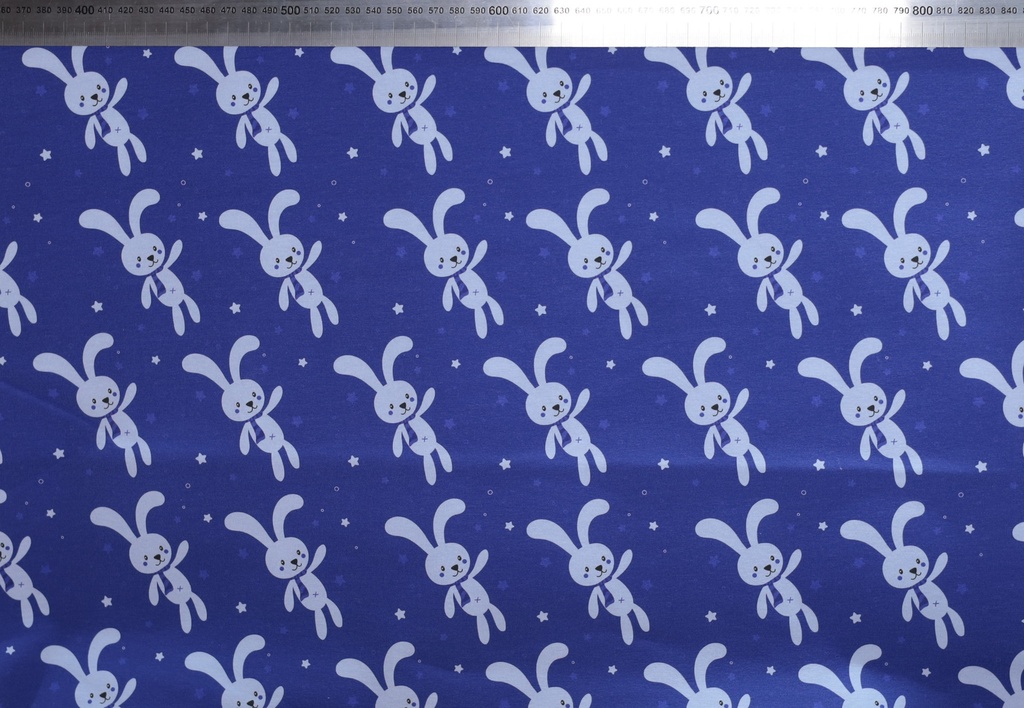 Jersey bio GOTS & Oeko-Tex By MLA 2.3 | Un lapin dans les étoiles