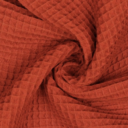 📏Éponge nid d'abeille standard Oeko-Tex uni | Rouille