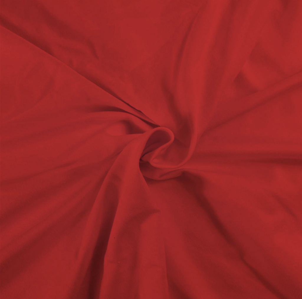 Jersey 100% coton bio GOTS & Oeko-Tex uni | Rouge