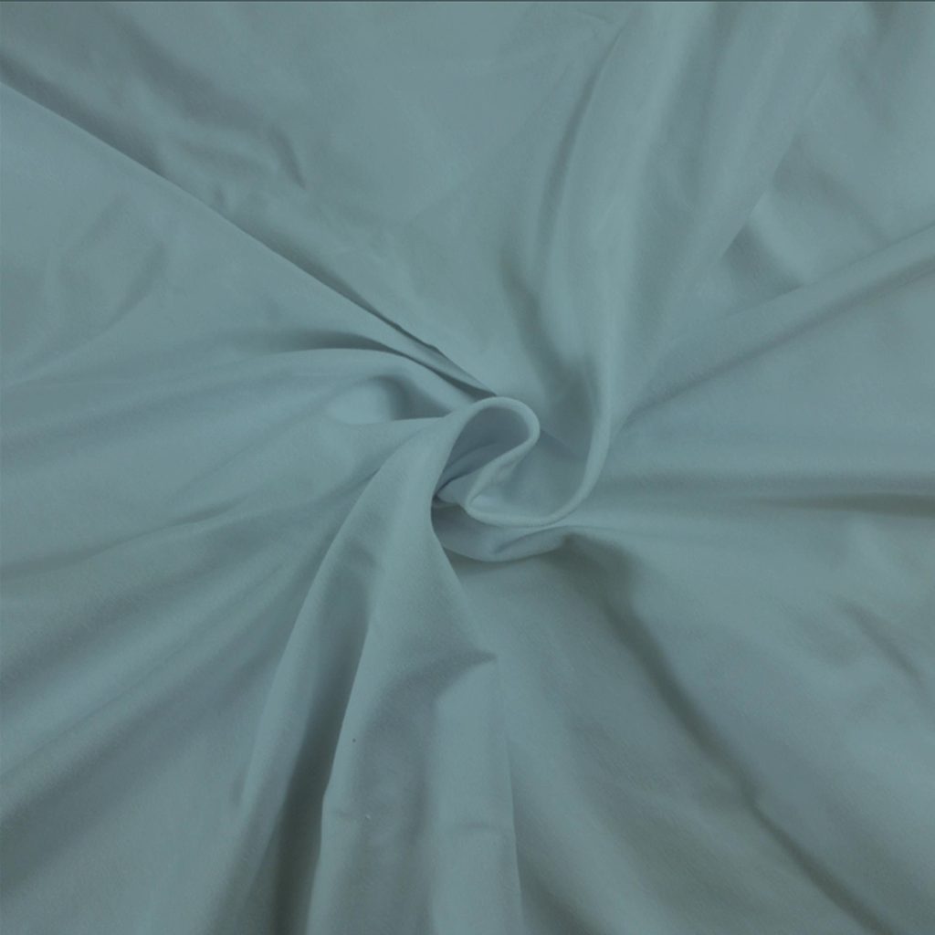 📏Jersey 100% coton bio GOTS & Oeko-Tex uni | Bleu pâle