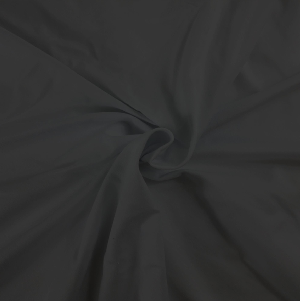 📏Jersey 100% coton bio GOTS & Oeko-Tex uni | Noir