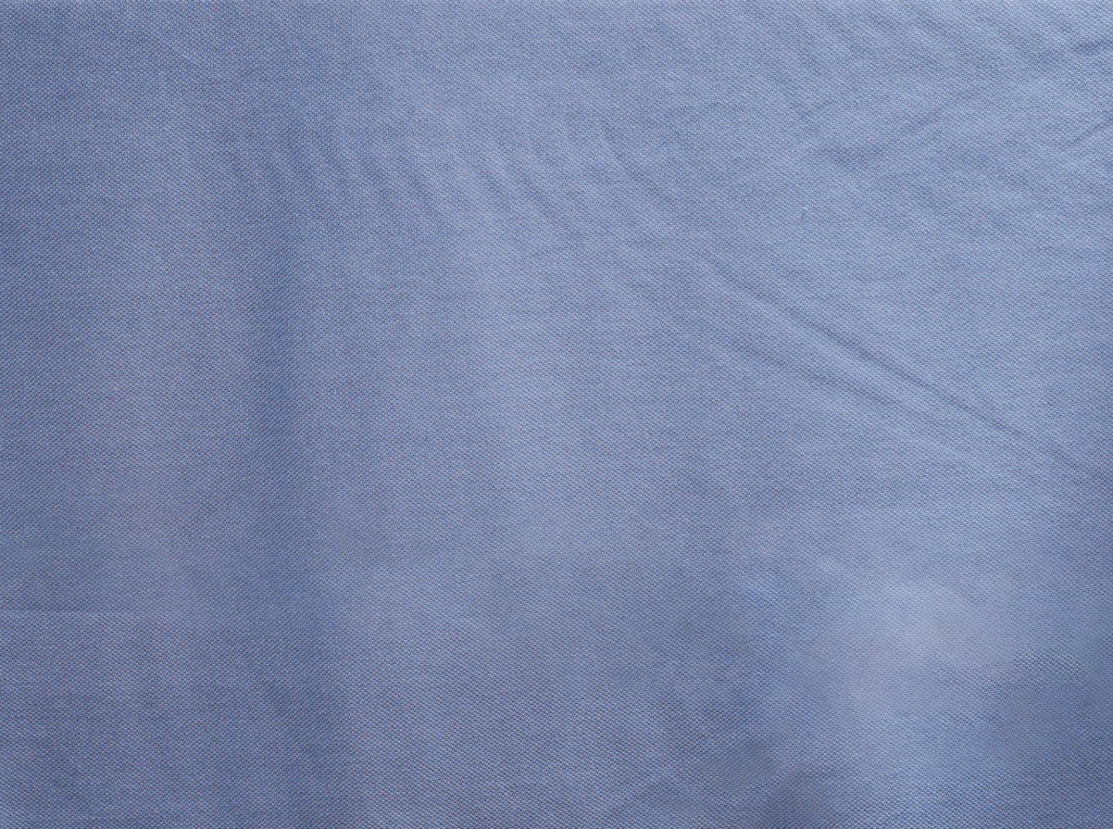 [FBLY-1170-620] 📏Piqué 100% coton bio GOTS & Oeko-Tex uni | Bleu