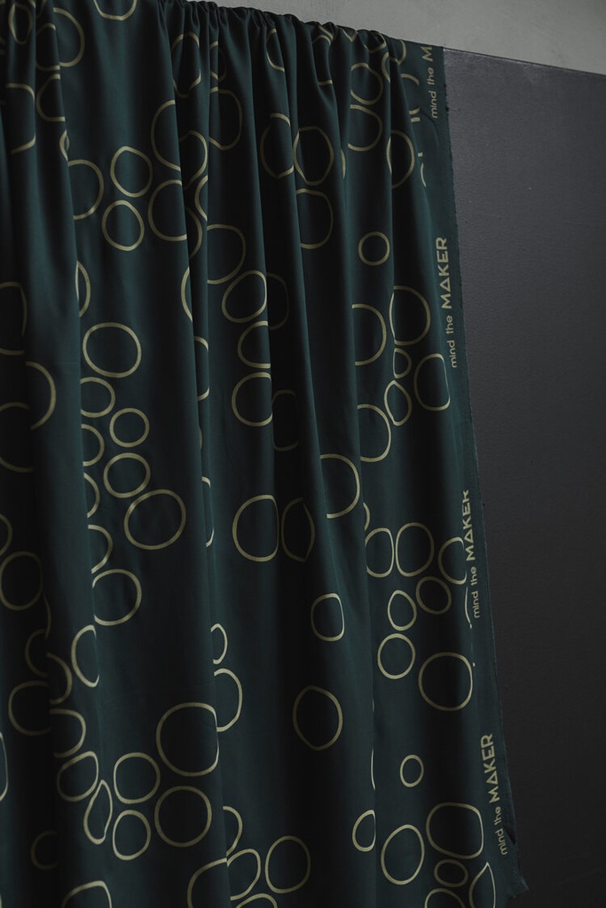 [ADCO-AX4010] 📏Twill de viscose 100% Ecovero Mind the Maker | Circles around