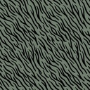 GOTS & Oeko-Tex organic soft sweat | Zebra skin (dark mint)