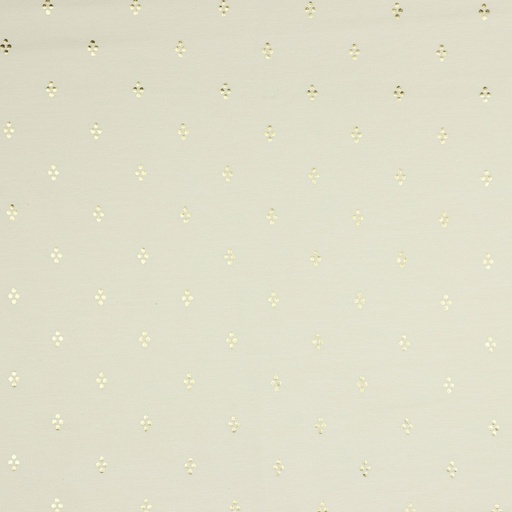 [VHT-03948.002] 📏Jersey Oeko-Tex écru | Foil Dots
