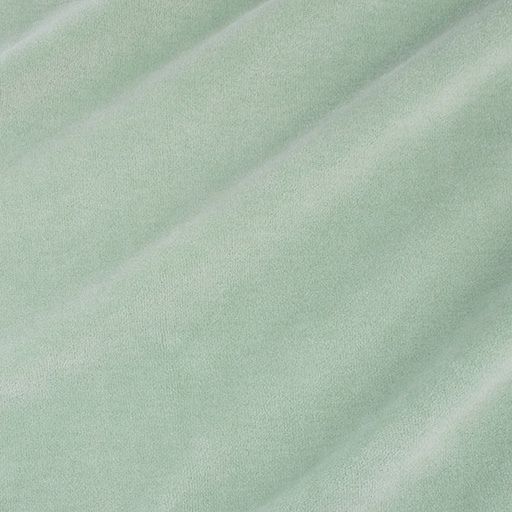 [ELT/114.COBIO.01/U-ET_TKS004_2_green/202501] Velours nicki bio 100% coton GOTS uni | Sauge