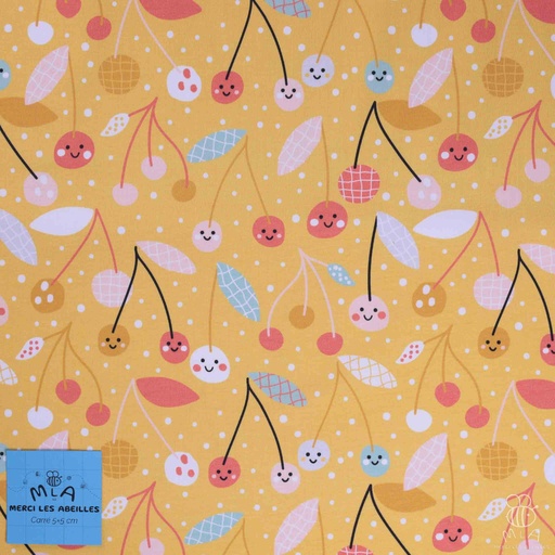 [CTB/1.108.COBIO.03/M-D1.0068/202406] 📏Jersey bio GOTS & Oeko-Tex By MLA 2.3 | "Cerise sur le gâteau"