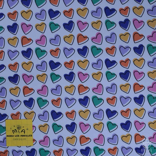 [CTB/1.104.COBIO.03/M-D1.0017/202410] 📏French Terry GOTS & Oeko-Tex By MLA 2.3 et Elise Sch | "Explosion de joie"