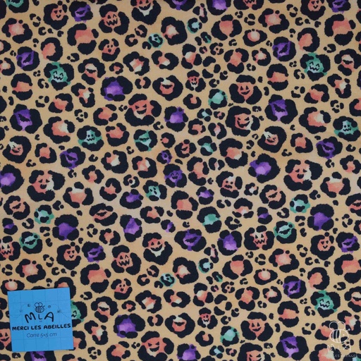 [CTB/1.104.COBIO.03/M-D1.0014/202410] 📏French Terry GOTS & Oeko-Tex By MLA 2.3 | "Leopalloween"