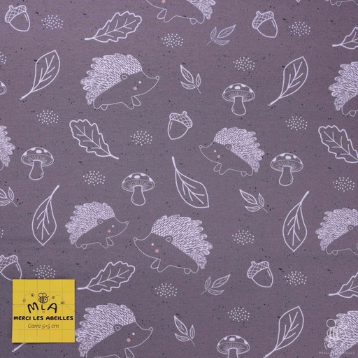 [CTB/1.108.COBIO.03/M-D1.0079/202410] 📏Jersey bio GOTS & Oeko-Tex By MLA 2.3 | "Bonjour les sous-bois"