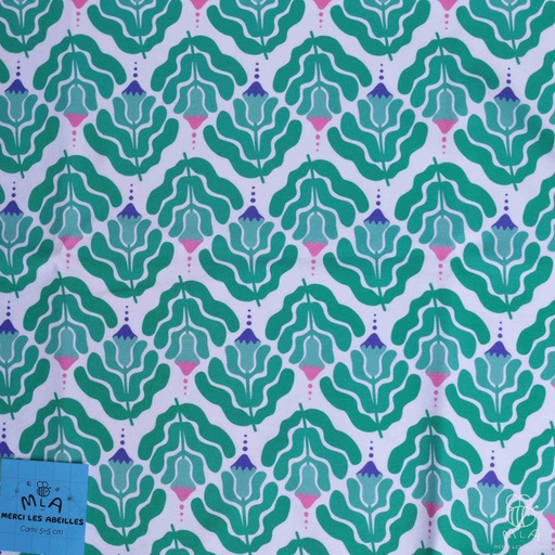 [CTB/1.108.COBIO.03/M-D1.0080/202410] 📏Jersey bio GOTS & Oeko-Tex By MLA 2.3 | "Pissenlits roses" by Elise Sch