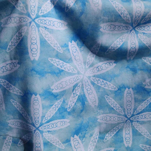 [MLA2.3-2023.019] GOTS & Oeko-Tex organic jersey | Mandala surf (pacific)