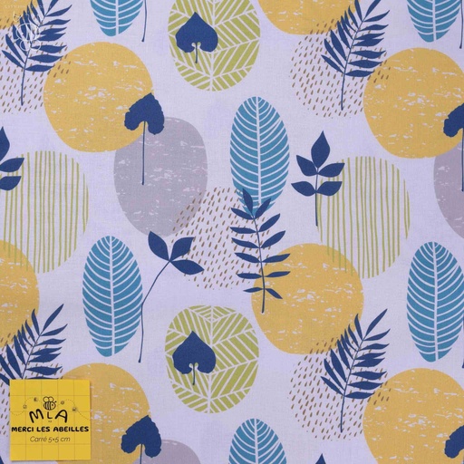 [CTB/2.211.COBIO.01/M-D1.0049/202410] 📏Percale 100% coton bio GOTS By MLA 2.3 | "Été indien"