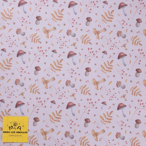 [CTB/2.211.COBIO.01/M-D1.0047/202410] 📏Percale 100% coton bio GOTS By MLA 2.3 | "La belle cueillette"