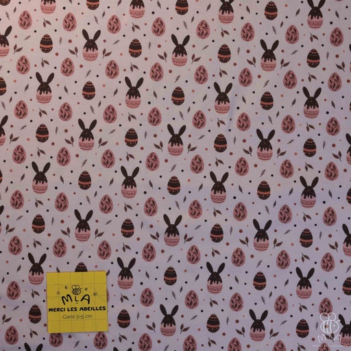 [CTB/1.108.COBIO.03/M-D1.0029/202501] 📏Jersey bio GOTS & Oeko-Tex By MLA 2.3 | "Oeufs de Pâques"