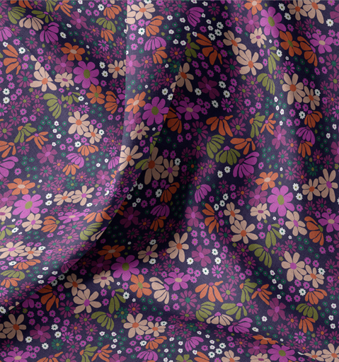 [DMT/2.203.CO.05/M-F2.107011/202501] 📏Coton Oeko-Tex & Reach | "Maria" Violet/Orange