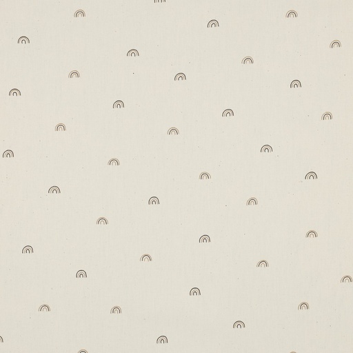 [VHT/213.COBIO.03/M-F1.05212.002/202503] 📏Popeline 100% coton bio naturel GOTS & Oeko-Tex | Arc-en-ciels