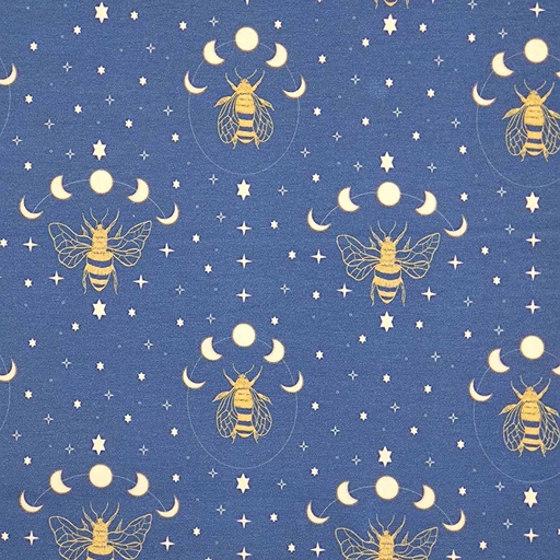 [MLA2.3-2023.045] GOTS & Oeko-Tex organic jersey | Royal bee (Marine)
