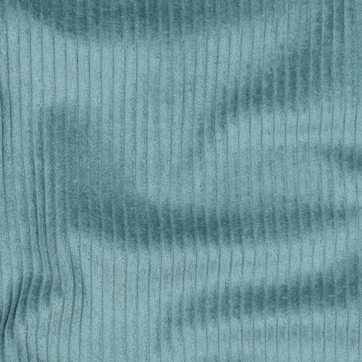 [VHT/218.CO.02/U-F1.05130.008/202507] 📏 Velours côtelé 100% coton Oeko-Tex uni | Bleu