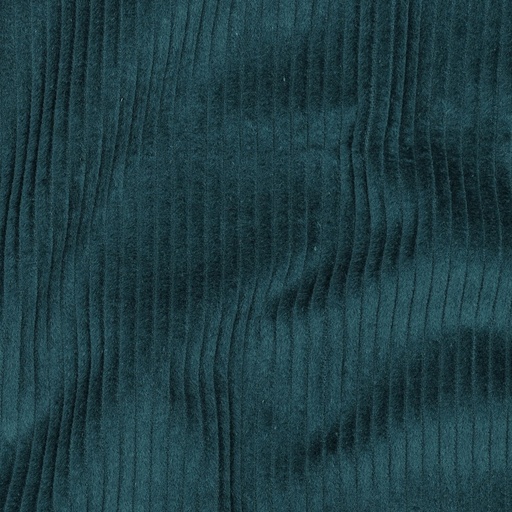 [VHT/218.CO.02/U-F1.05130.038/202507] 📏 Velours côtelé 100% coton Oeko-Tex uni | Pétrole