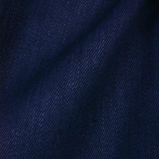 [ELT/206.HABIO.00/U-F5.H024/202604] 📏 Denim 100% chanvre uni | Bleu indigo