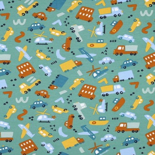 [VHT-05629.014 DARK MINT] Jersey bio GOTS & Oeko-Tex | Véhicules (dark mint)