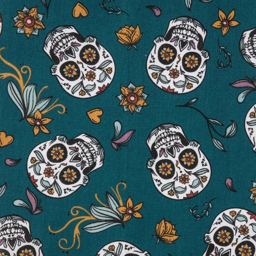 [DMT-30932 CANARD/EUCALYPTUS] Coton Oeko-Tex & Reach | Calaveras