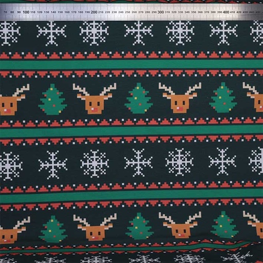 [[EXCLU-CTB 20231117]-ft-Pull moche "Renne Kawaii"] French Terry bio GOTS & Oeko-Tex By MLA 2.3 | Pull moche "Renne Kawaii"