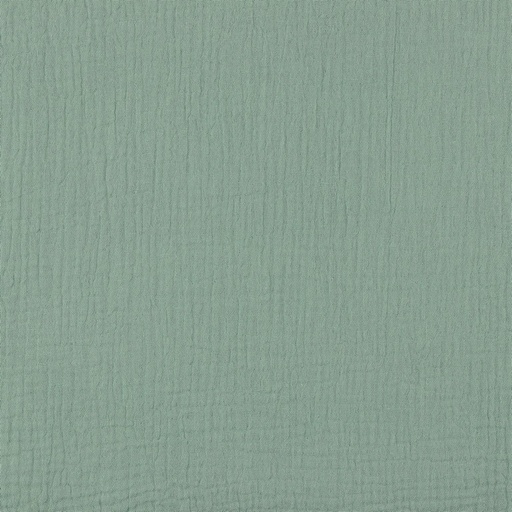 [VHT-03959.008]  GOTS & Oeko-Tex organic double gauze | Solid (nile)