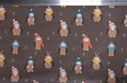 [[EXCLU-CTB 20231117]-j-Hiboux divers] Jersey bio GOTS & Oeko-Tex By MLA 2.3 | Hiboux divers