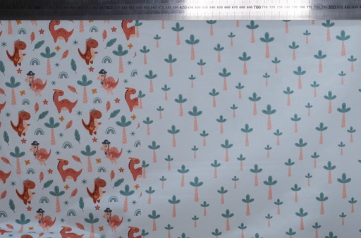 [[EXCLU-CTB 20231117]-j-DUO Miss Dino, Promenade en forêt] Jersey bio GOTS & Oeko-Tex By MLA 2.3 | DUO Miss Dino, Promenade en forêt