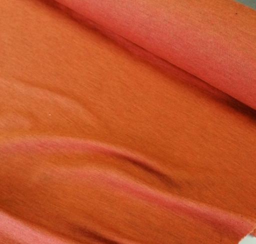 [RM-MF-MERIINO.INTER-T.ORAN] Interlock 100% Merino Mulesing free & Oeko-Tex | Uni Rouille