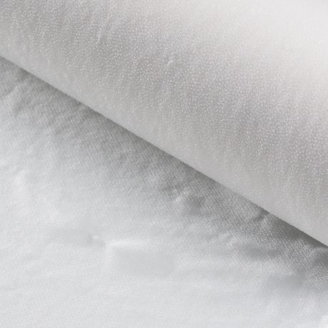 [3BC/604.PES.02/NC-F16.123TNTV4038TBn50/202311] 🎗️Entoilage thermocollant tricoté léger | Blanc