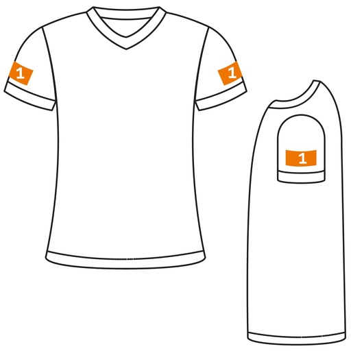 🎴Flex imprimé personnalisé prêt-à-poser | Format 1 : lot de deux manches